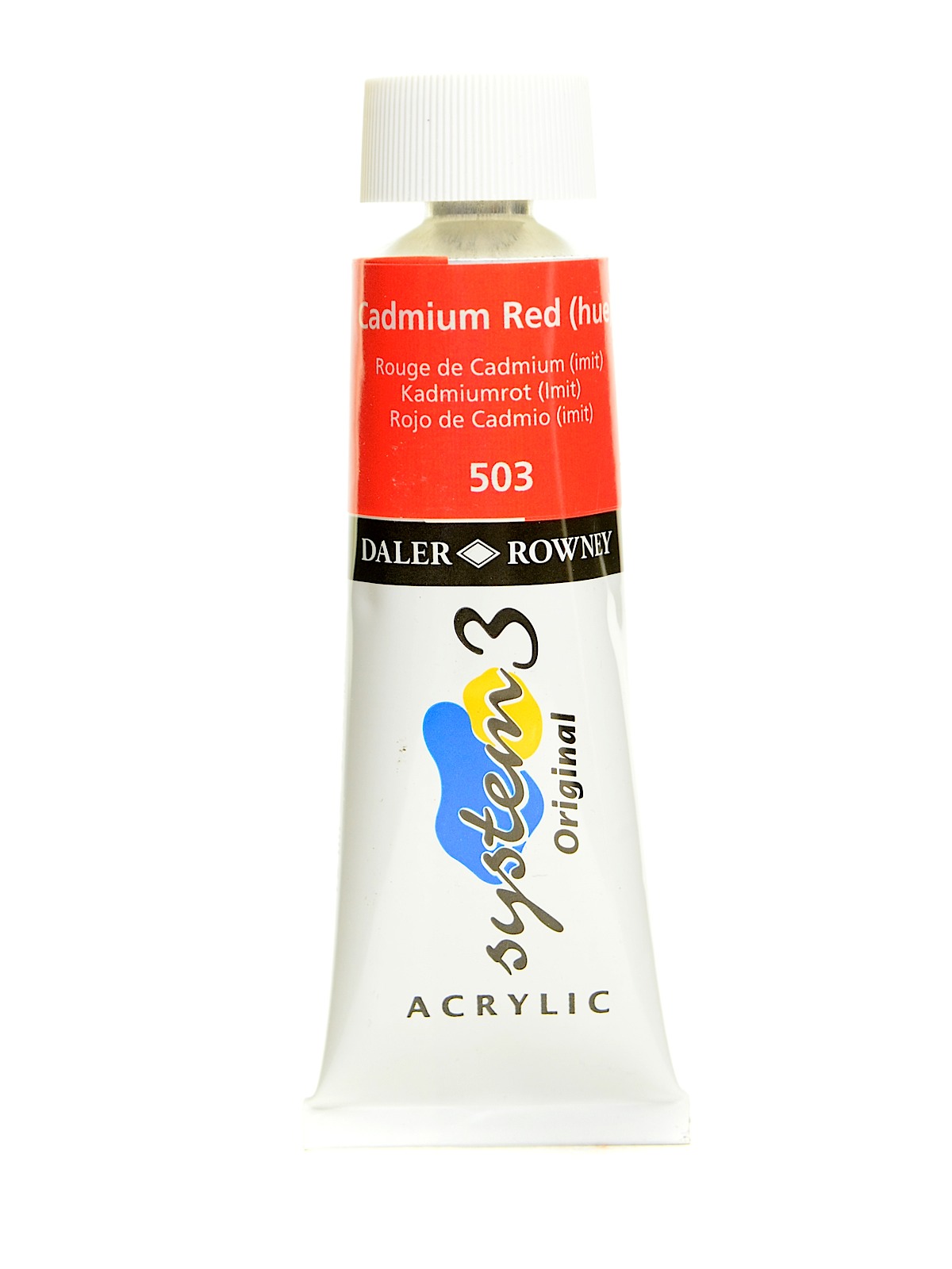 System 3 Acrylic Colour Cadmium Red Hue 75 Ml