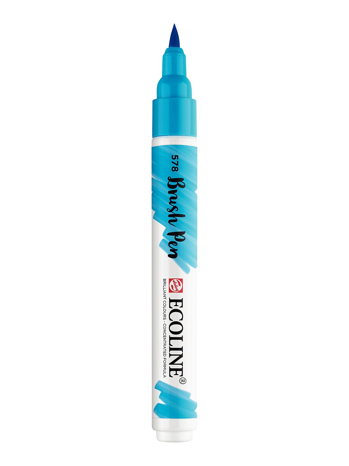 Ecoline Watercolor Brushpens sky blue cyan