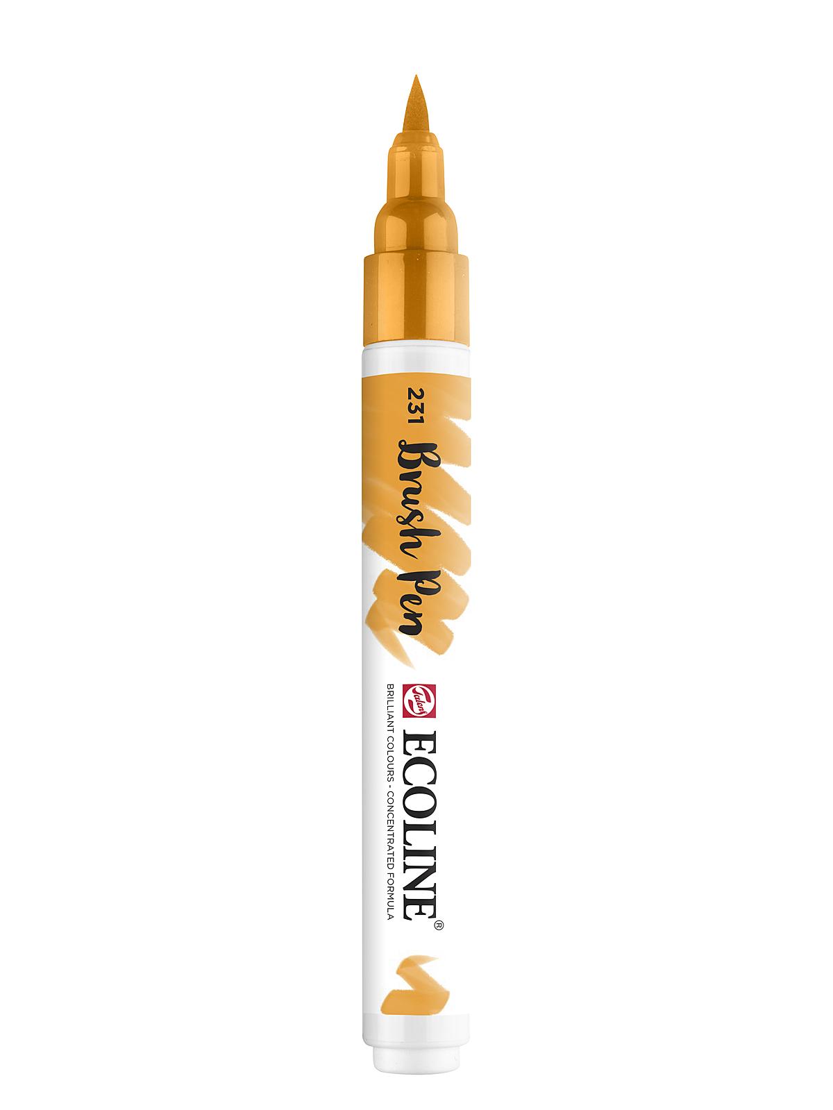Ecoline Watercolor Brushpens gold ochre