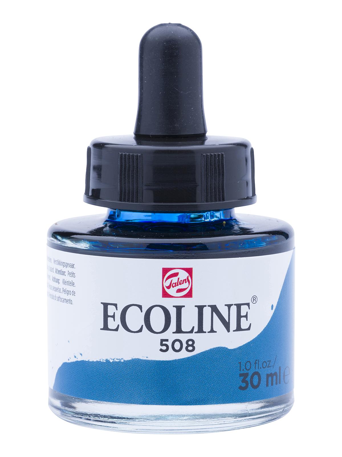 Ecoline Liquid Watercolor Prussian Blue 30 Ml