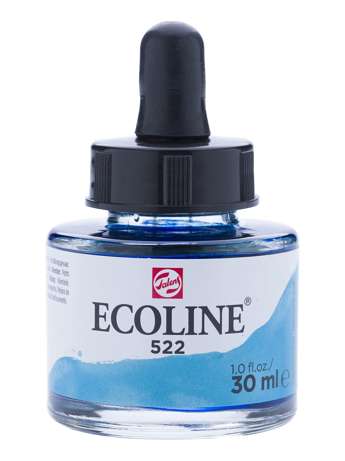 Ecoline Liquid Watercolor turquoise blue 30 ml