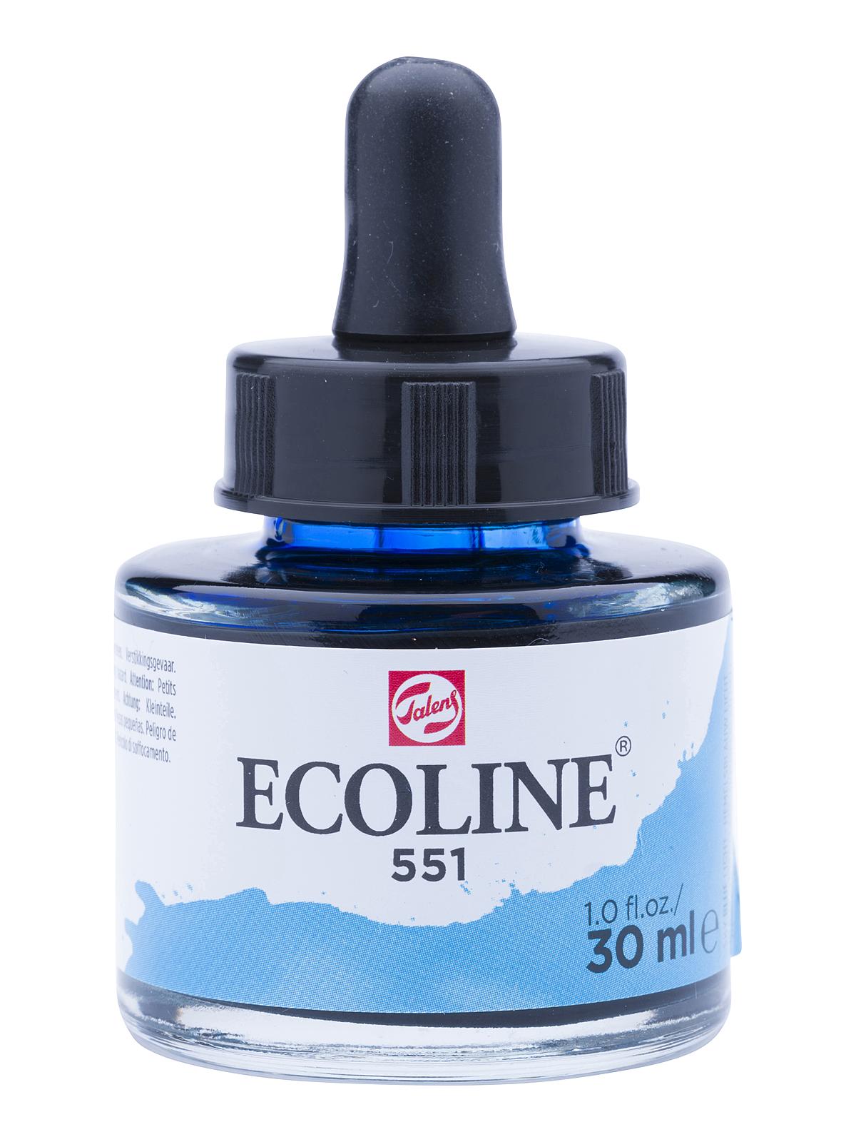Ecoline Liquid Watercolor sky blue light 30 ml