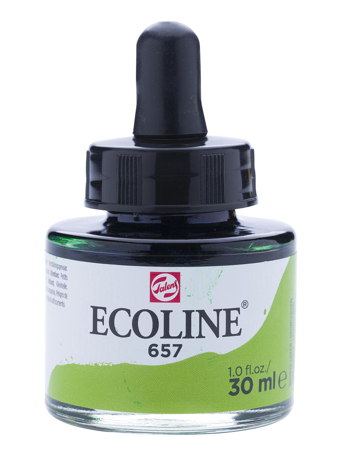 Ecoline Liquid Watercolor bronze green 30 ml
