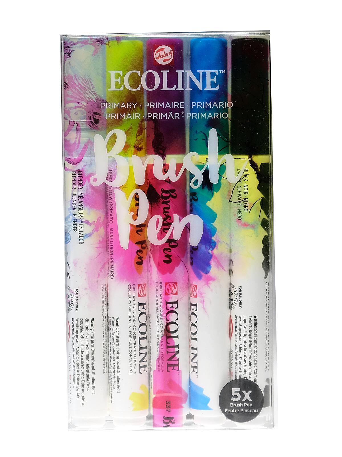 Ecoline Brush Pen Sets set of 5