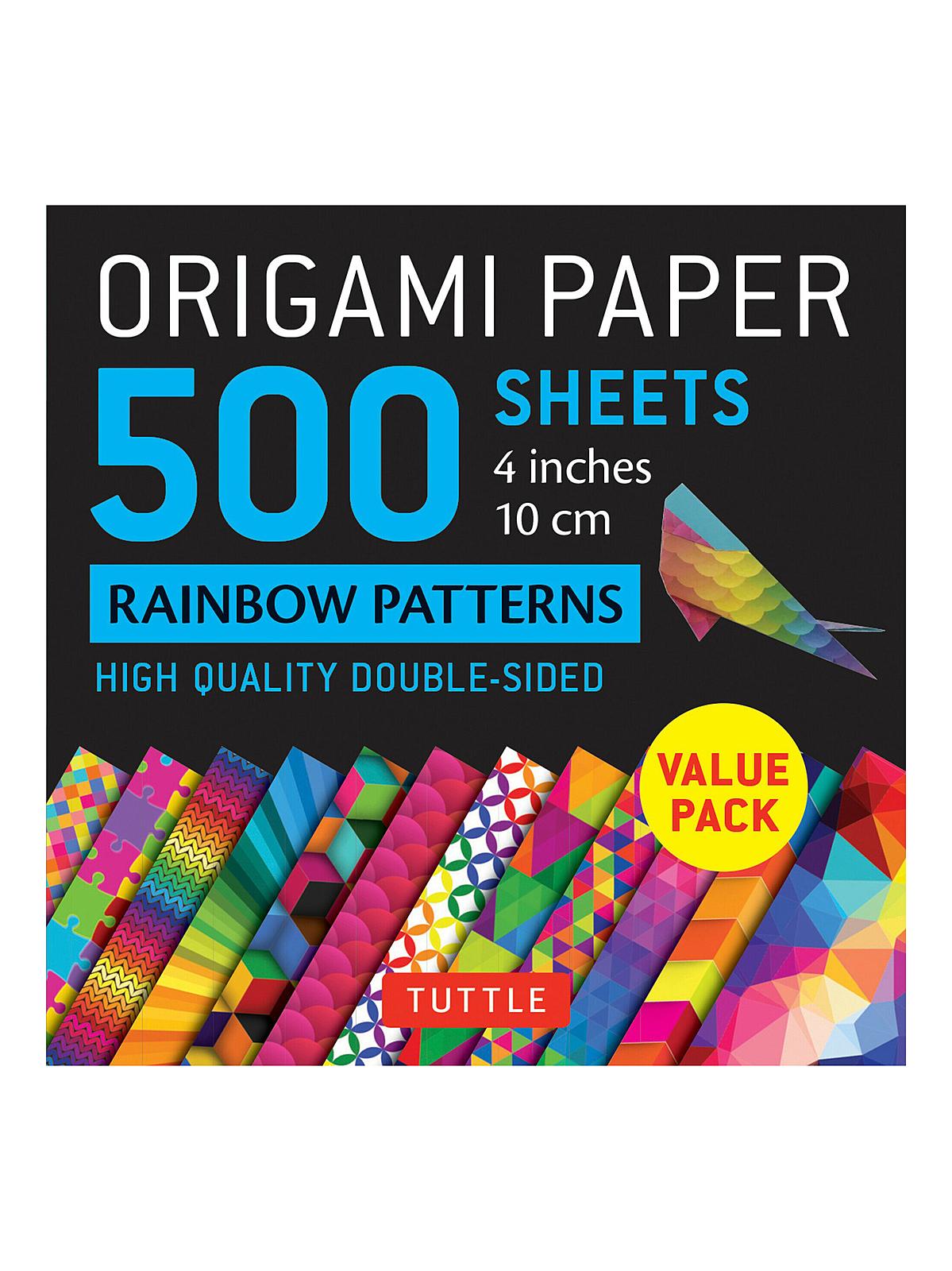 Origami Paper Rainbow Patterns 6 x 6 500 sheets