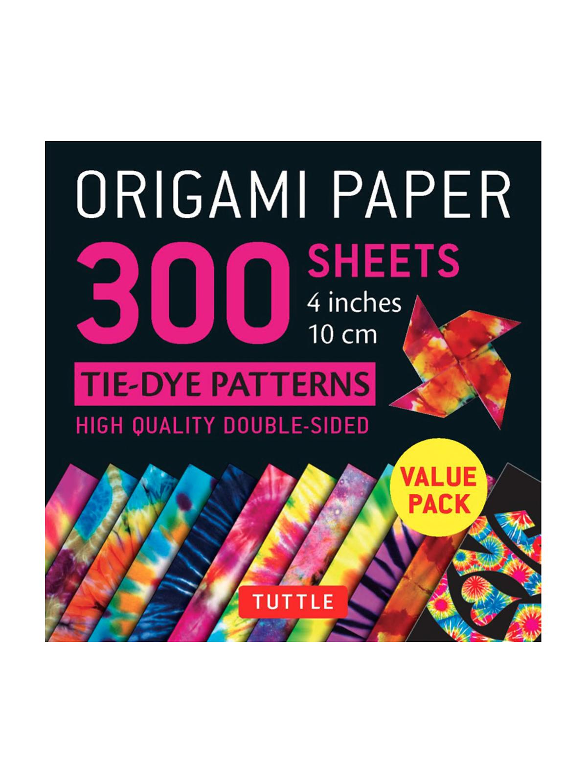 Origami Paper tie-dye patterns 6 x 6 300 sheets