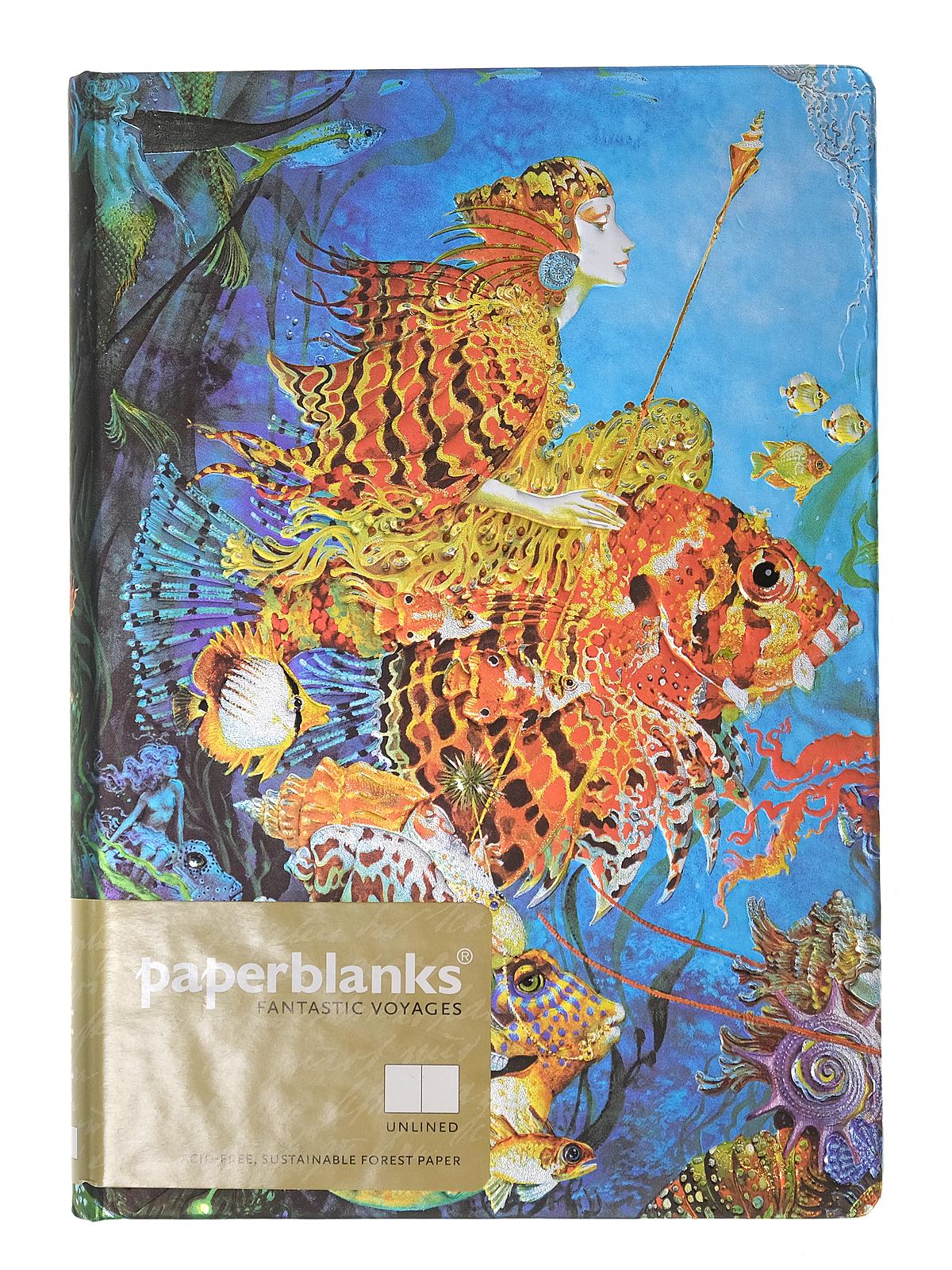 Fantastic Voyages Sea Fantasies Midi, 5 in. x 7 in. 144 pages, unlined