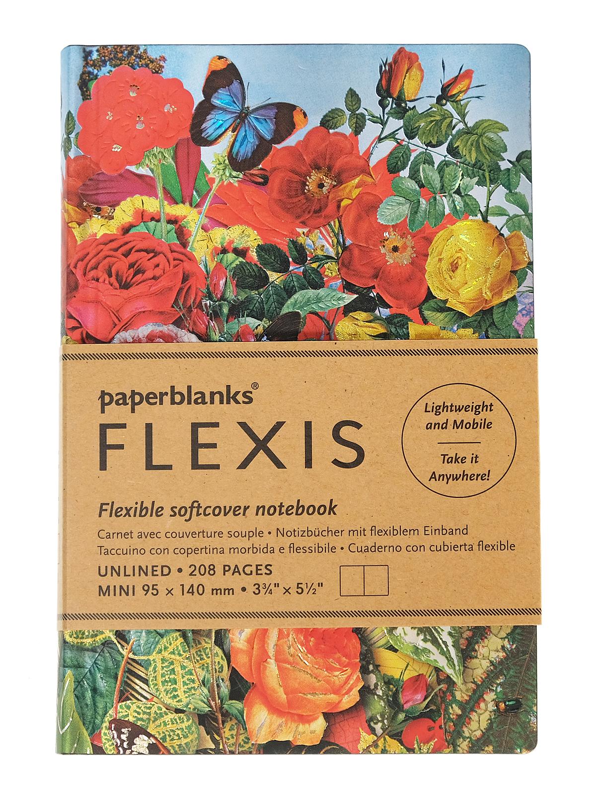 Nature Montages Butterfly Garden Flexis Mini 208 pages, unlined