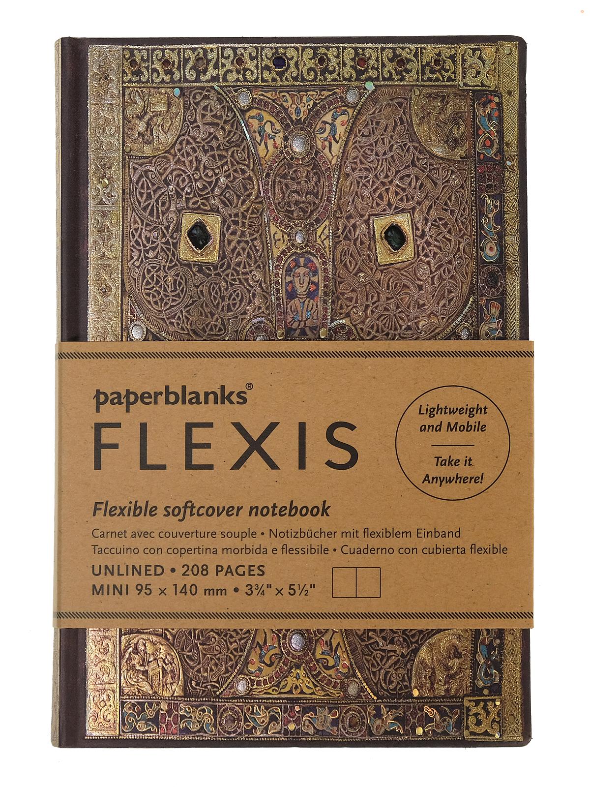 Lindau Gospels Journals Flexis Mini 3 3 4 in. x 5 1 2 in. 208 pages, unlined