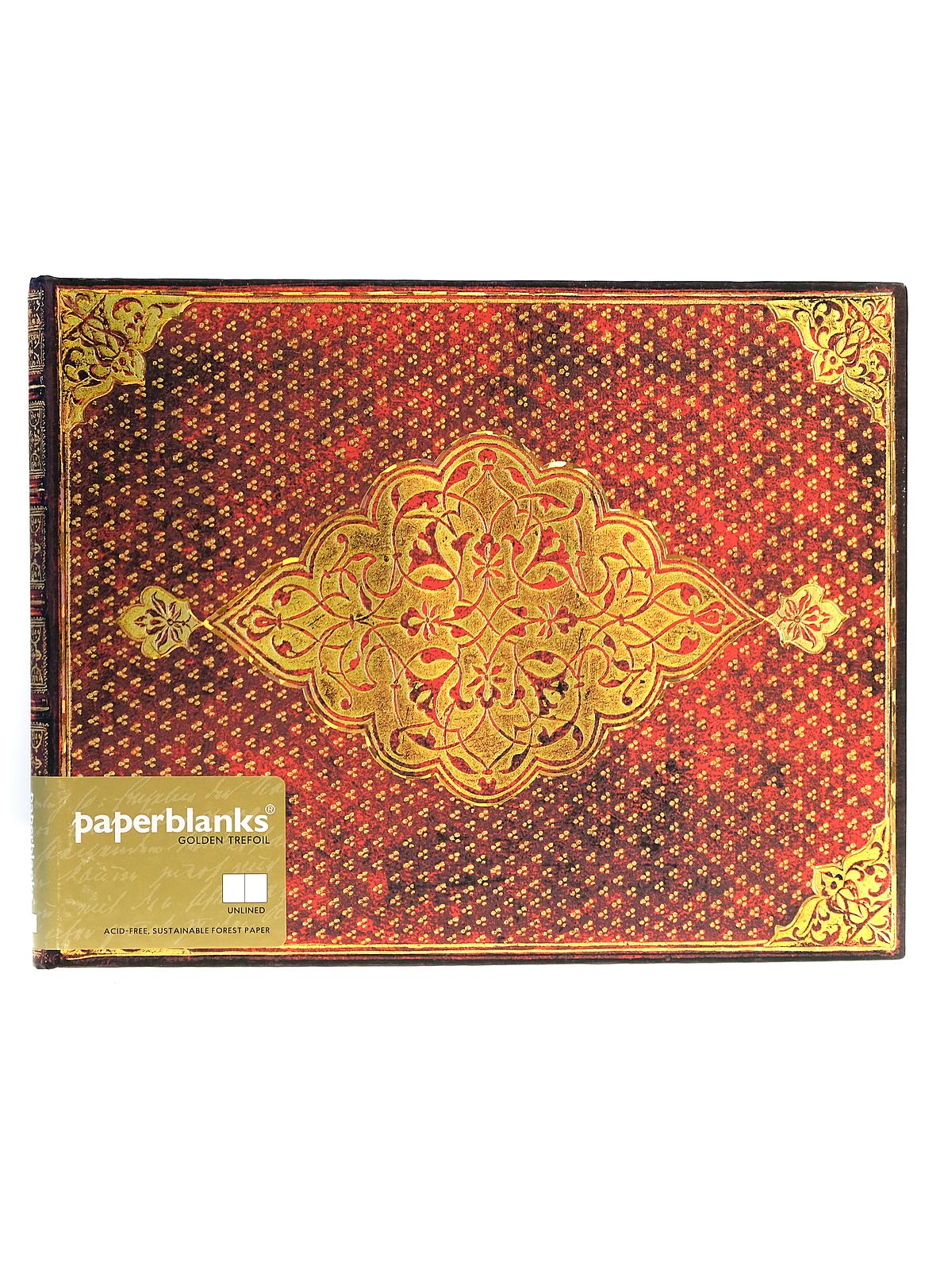Golden Trefoil Guest Book 144 pages, unlined