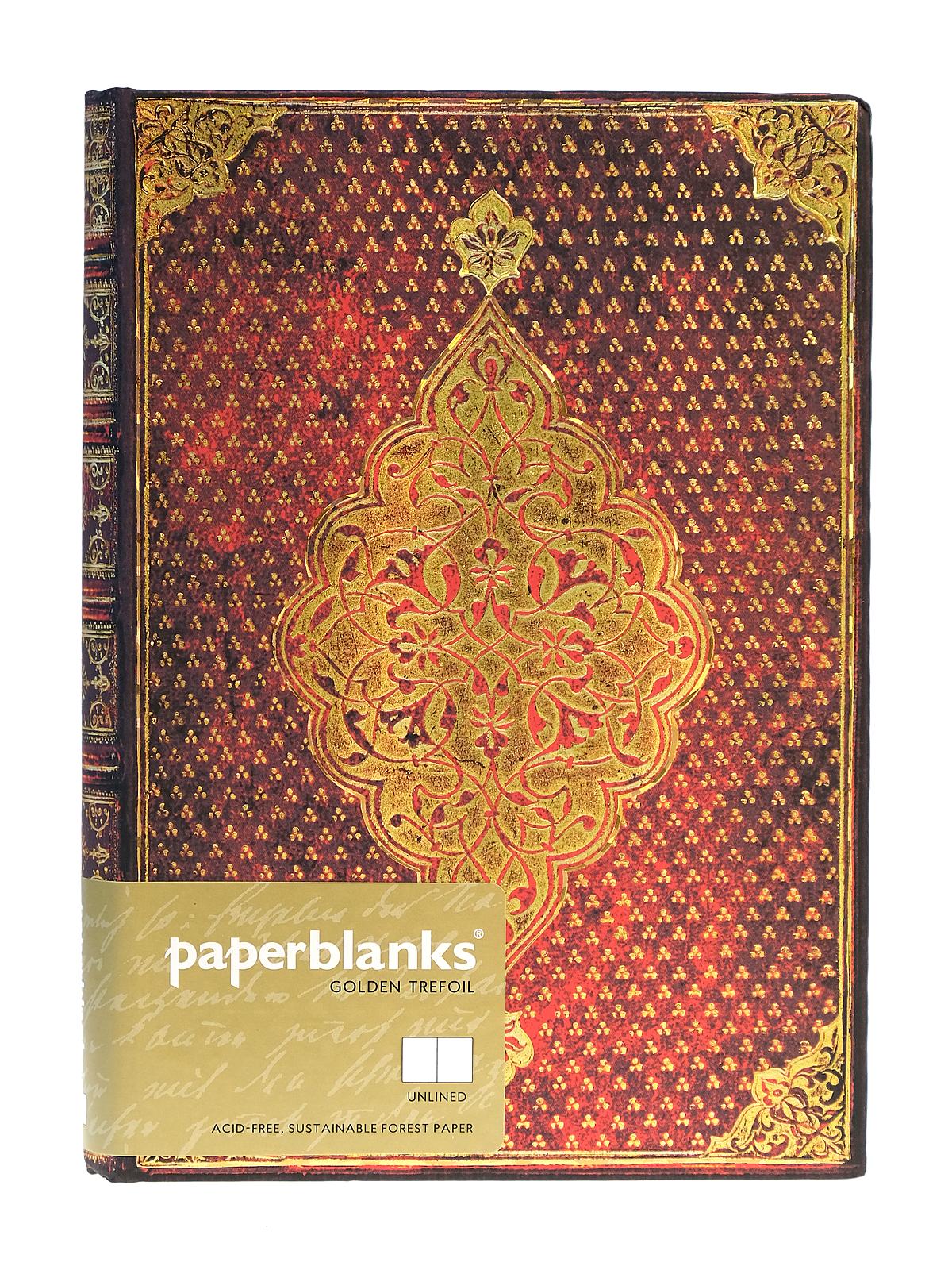 Golden Trefoil Midi, 5 in. x 7 in. 240 pages, unlined