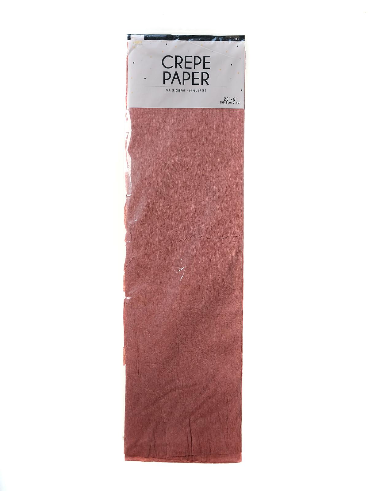Crepe Paper Folds 20 in. x 8 ft. maroon