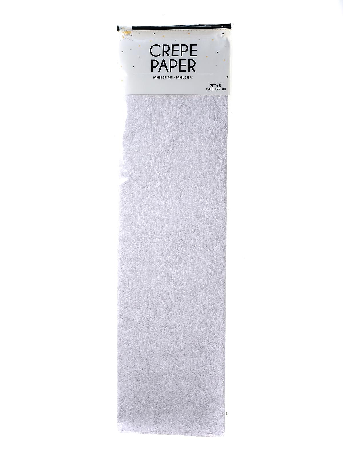 Crepe Paper Folds 20 in. x 8 ft. white