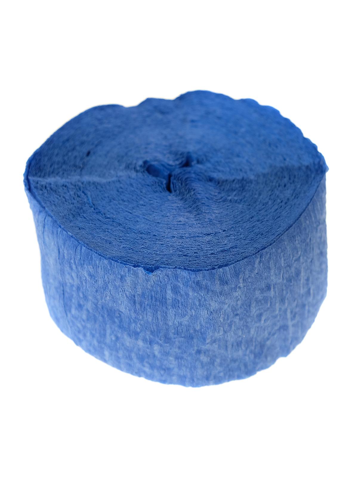 Crepe Paper Streamers 1.75 In. x 81 ft. royal blue