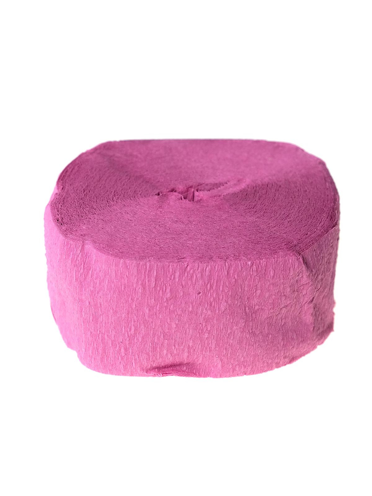Crepe Paper Streamers 1.75 In. x 81 ft. hot pink