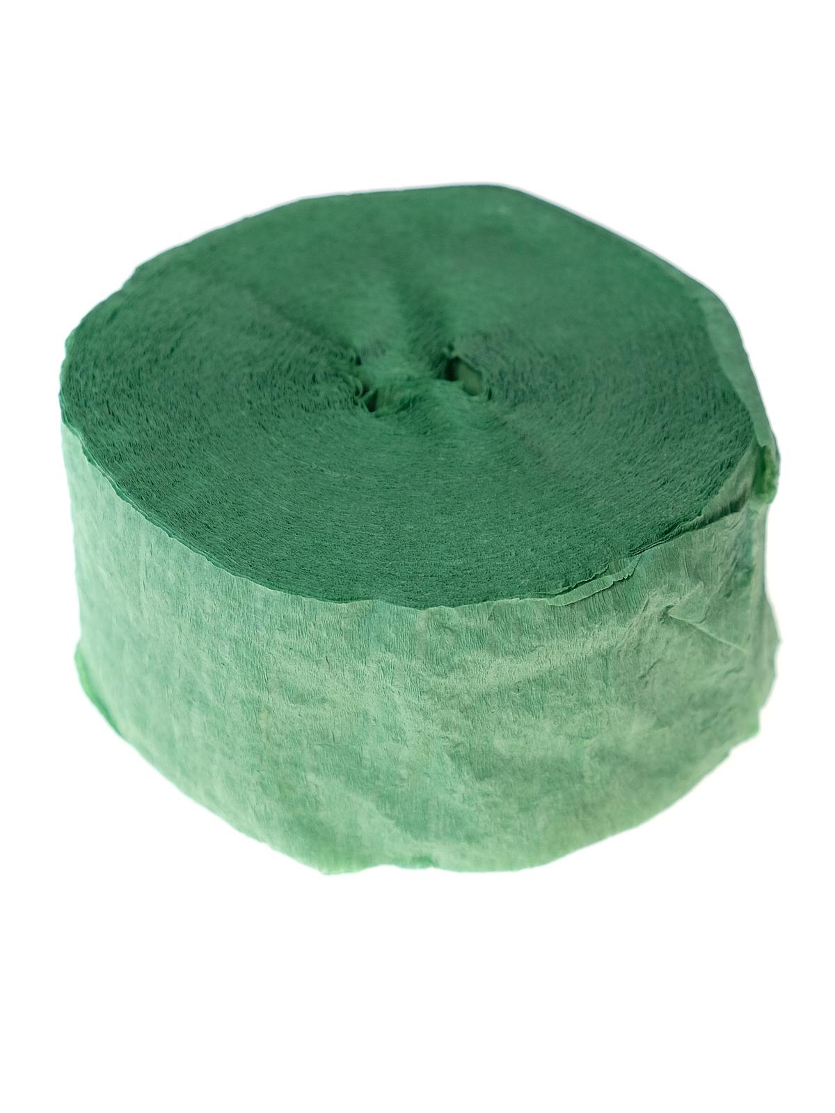 Crepe Paper Streamers 1.75 In. x 81 ft. emerald green