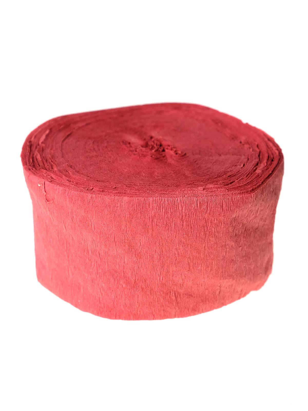 Crepe Paper Streamers 1.75 In. x 81 ft. flame red