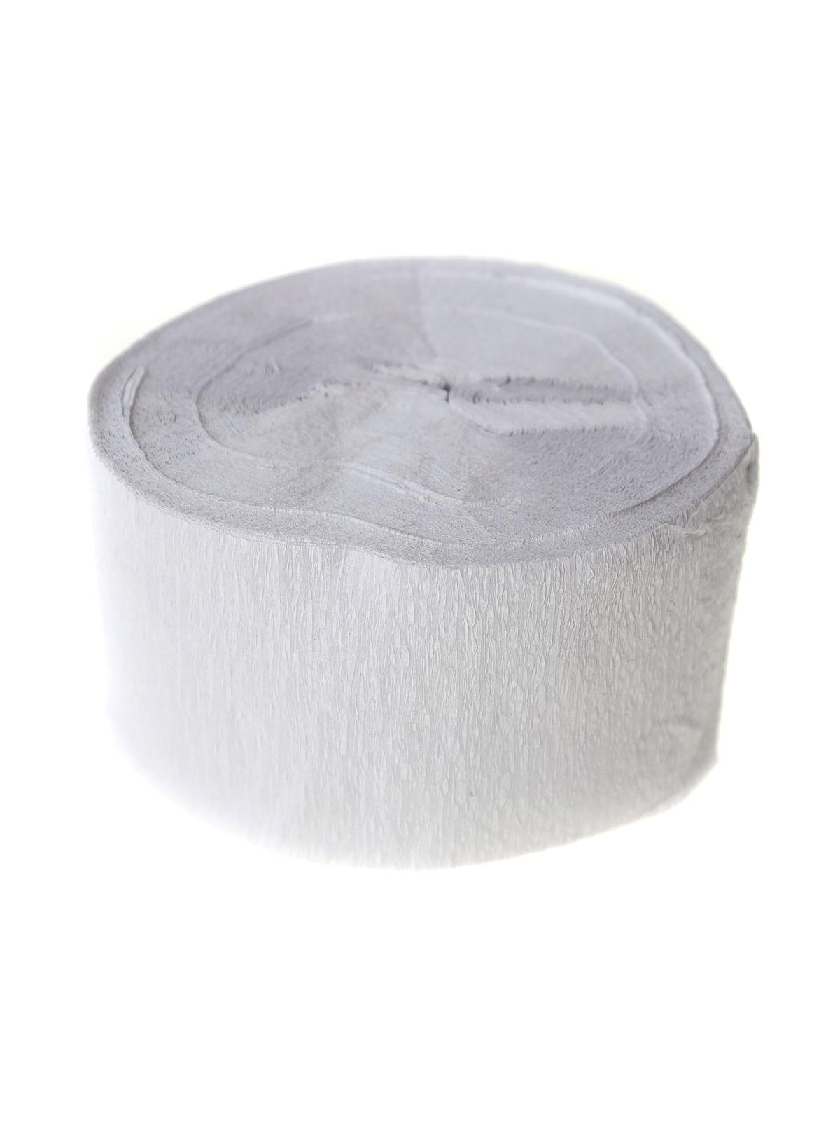 Crepe Paper Streamers 1.75 In. x 81 ft. white