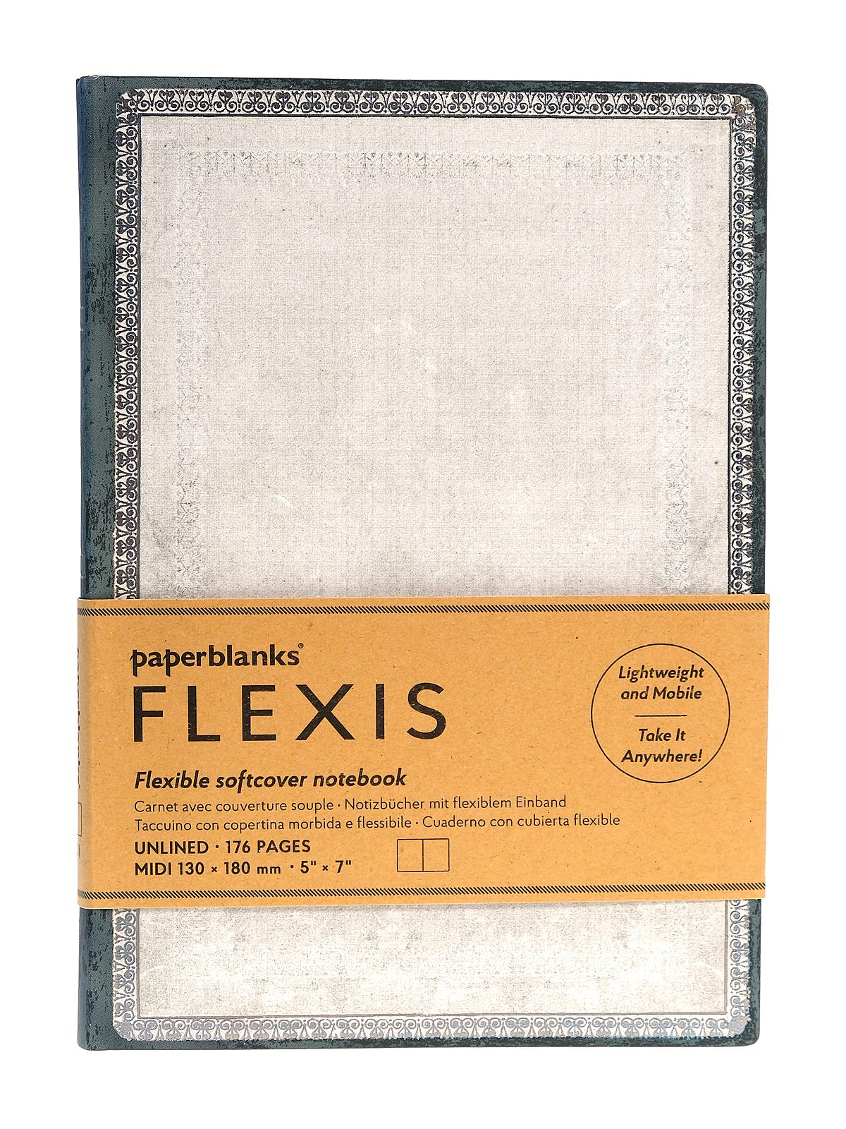 Old Leather Journals Flint Flexis Midi 176 pages, unlined