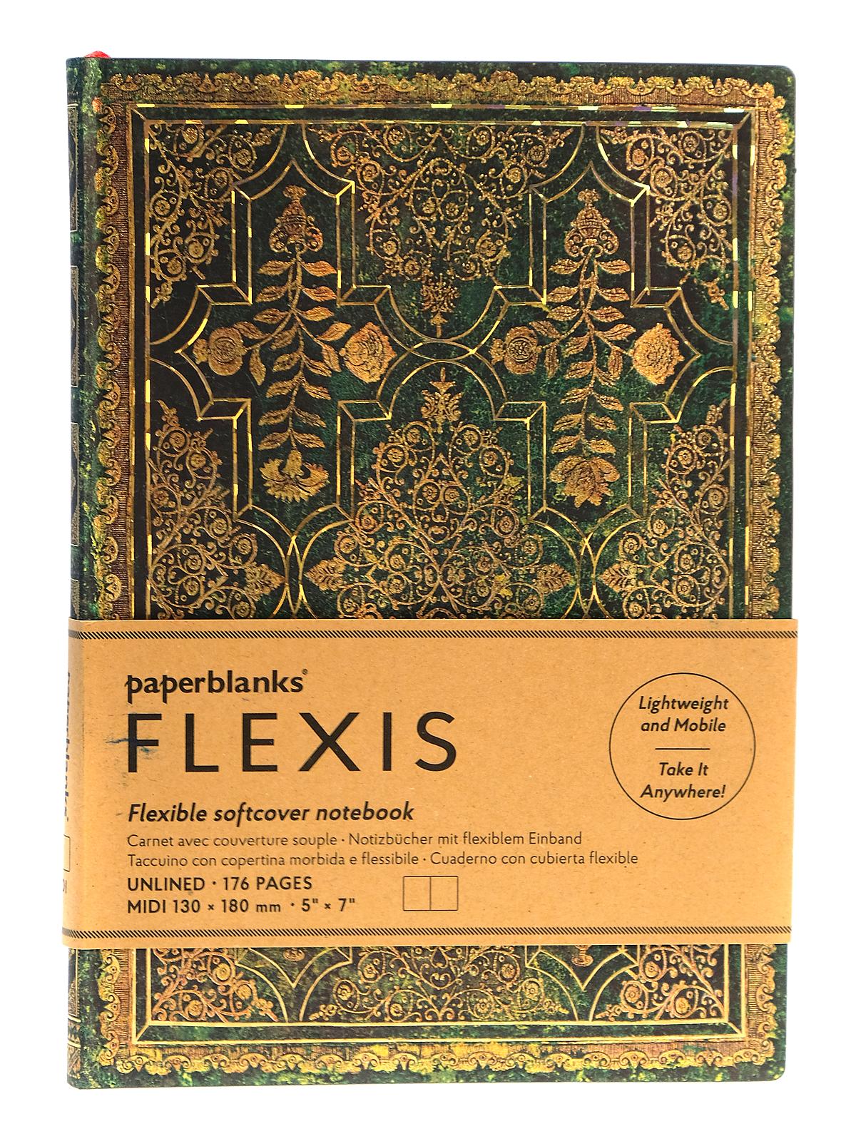 Fall Filigree Journals juniper Flexis Midi 176 pages, unlined