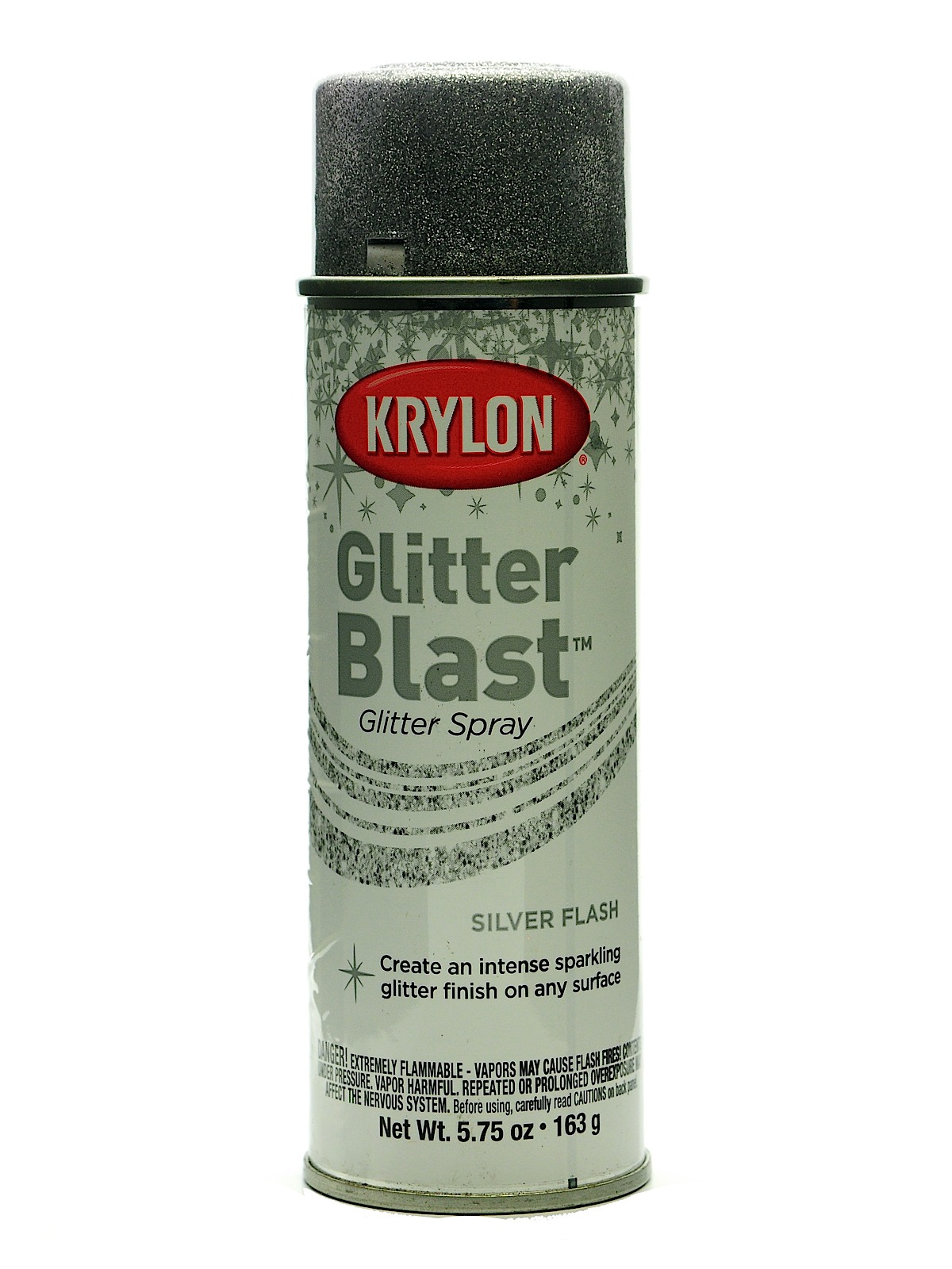 Glitter Blast Spray Paints silver flash 5 3 4 oz.