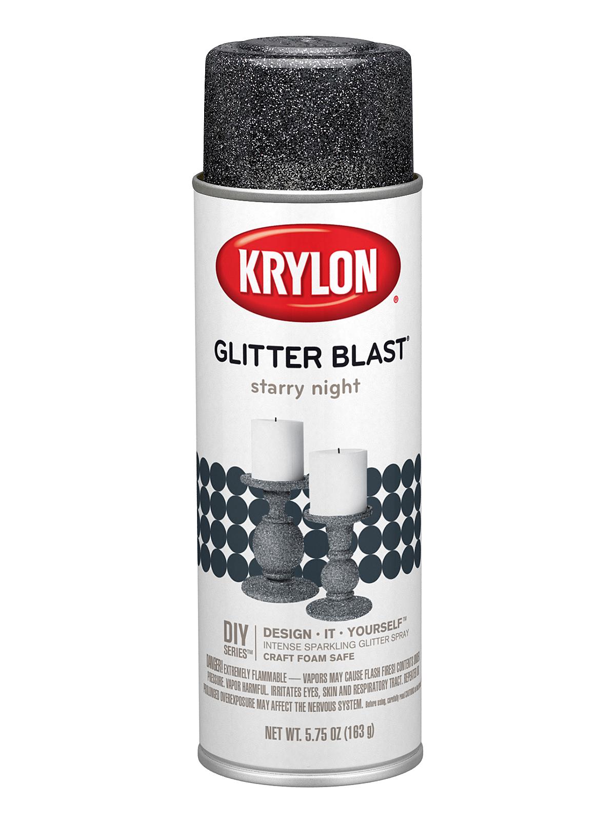Glitter Blast Spray Paints starry night 5 3 4 oz.