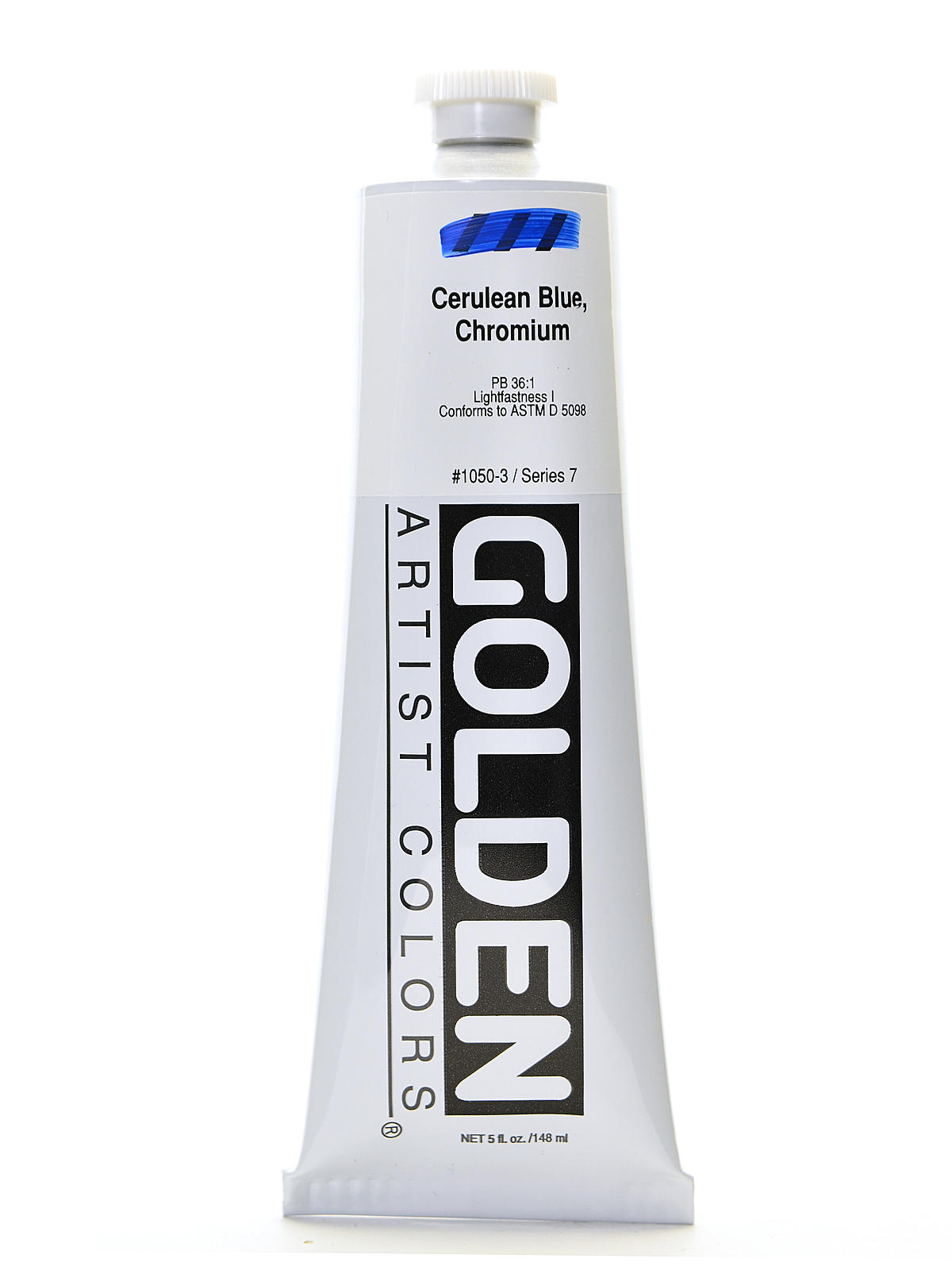 Heavy Body Acrylics cerulean blue chromium 5 oz.