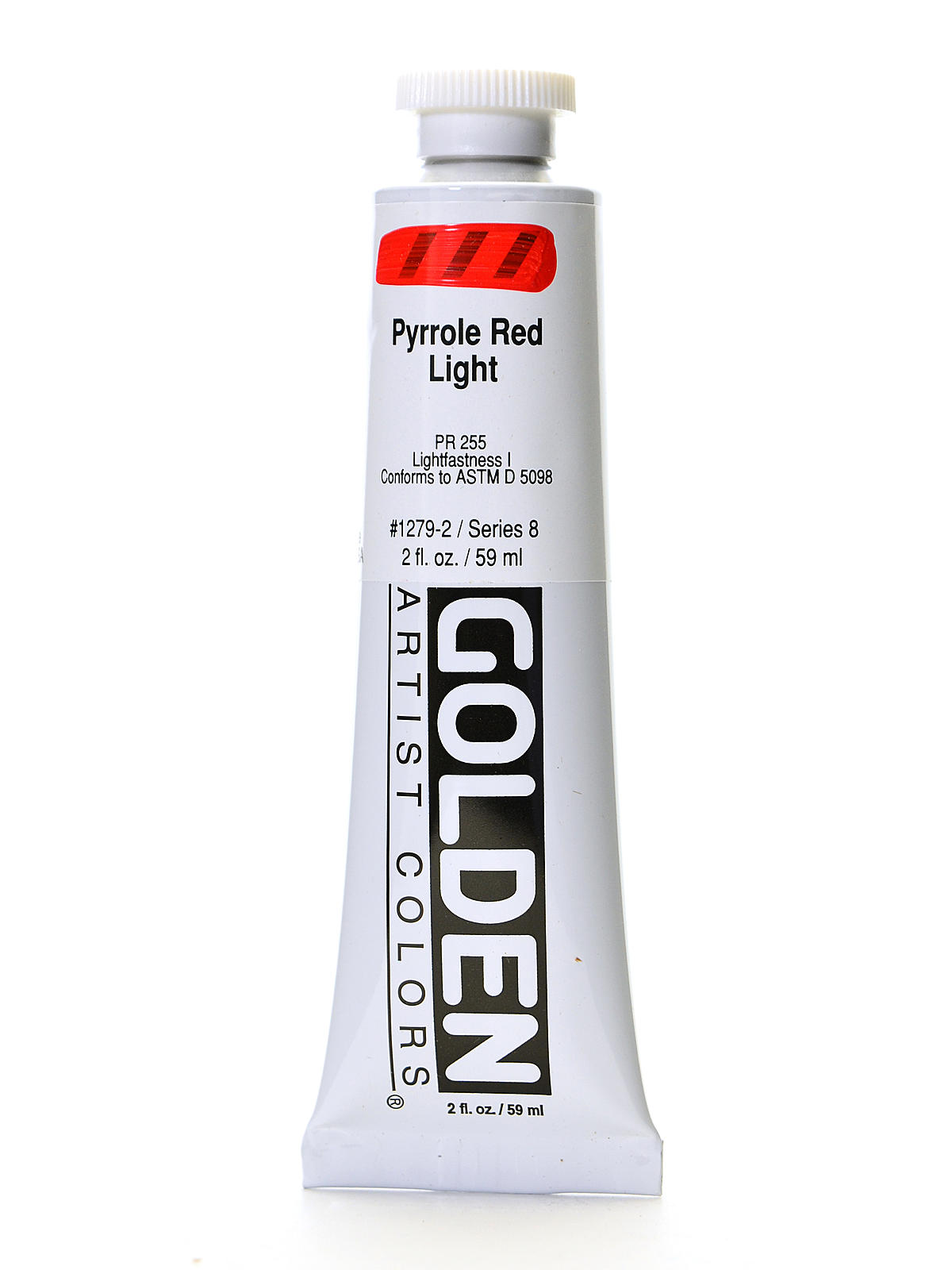Heavy Body Acrylics pyrrole red light 2 oz.
