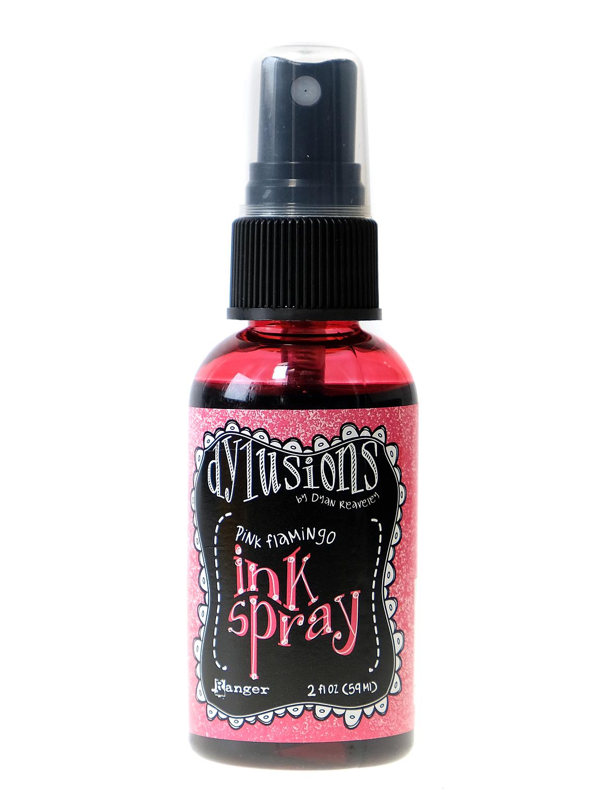 Dylusions Ink Sprays pink flamingo 2 oz. bottle