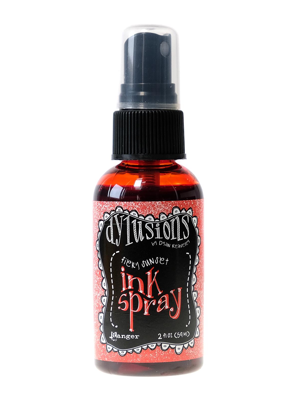 Dylusions Ink Sprays fiery sunset 2 oz. bottle