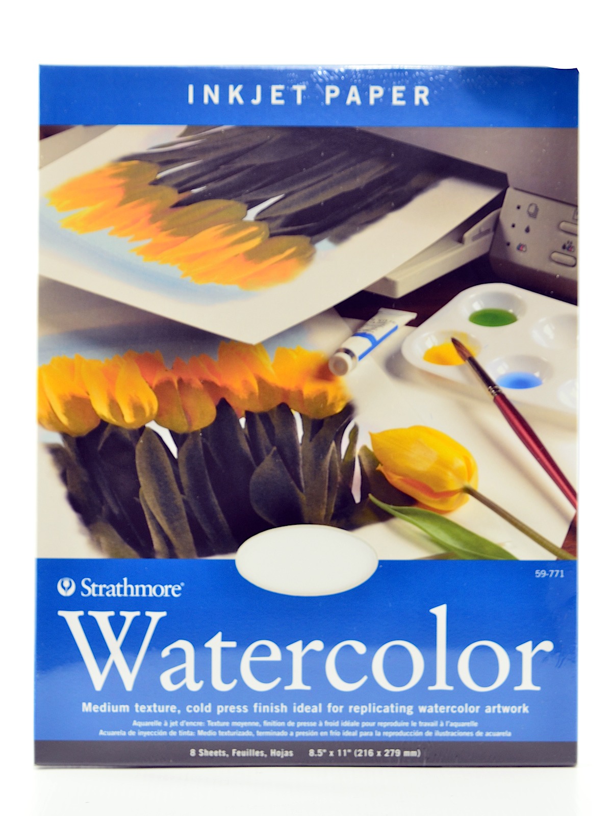 Inkjet Paper 8 1 2 In. X 11 In. Watercolor Pack Of 8