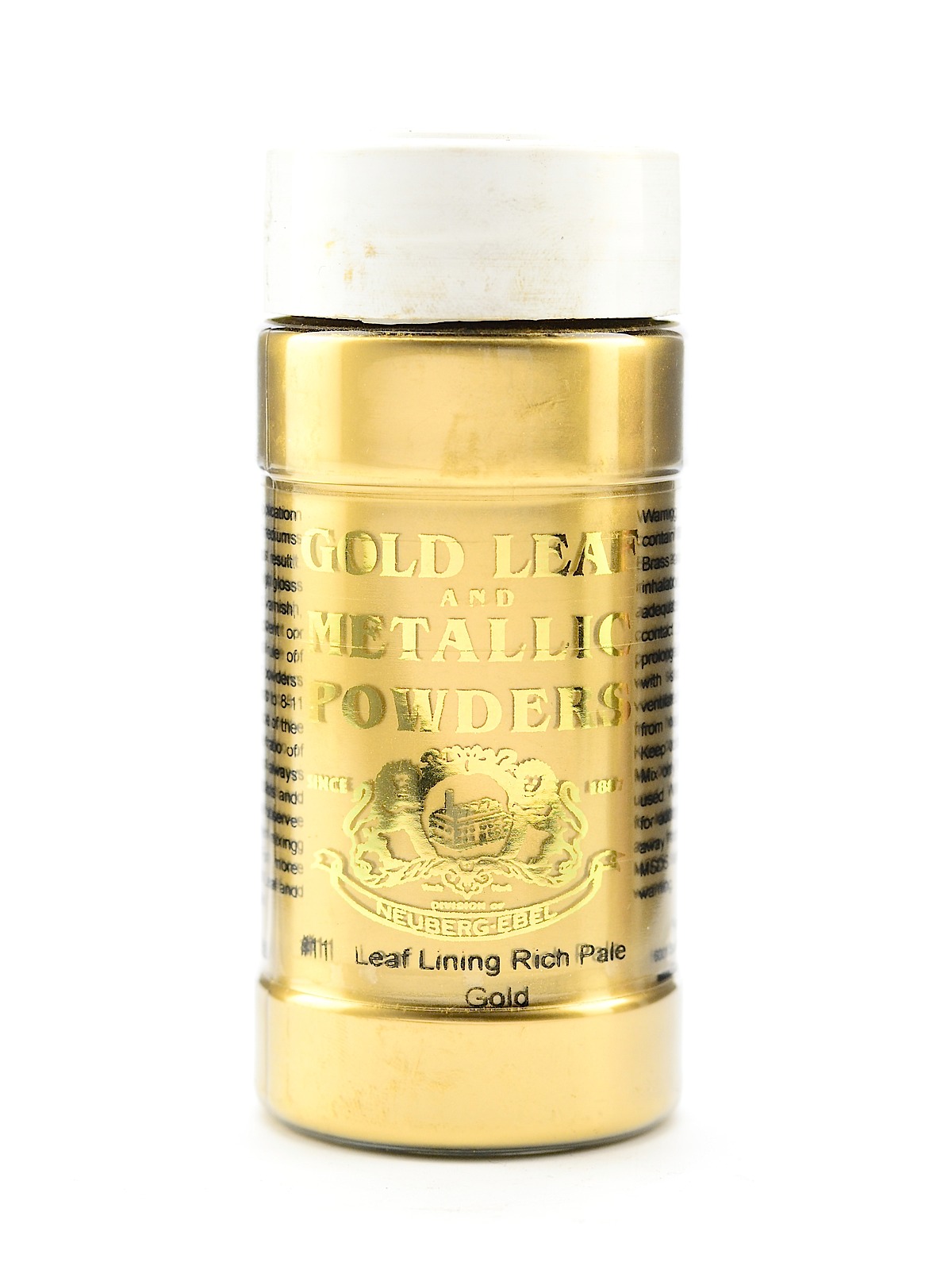 Metallic and Mica Powders leaf lining rich pale gold 2 oz.