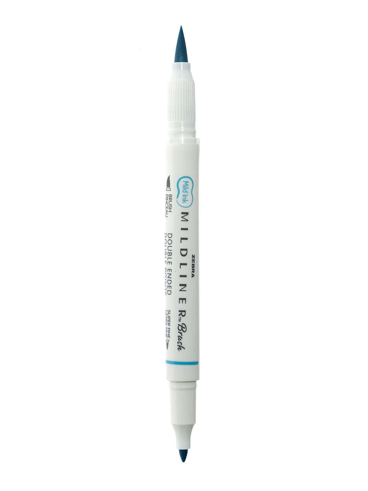 Mildliner Double Ended Brush Pens smoke blue