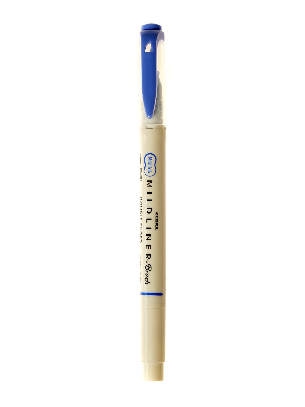 Mildliner Double Ended Brush Pens dark blue