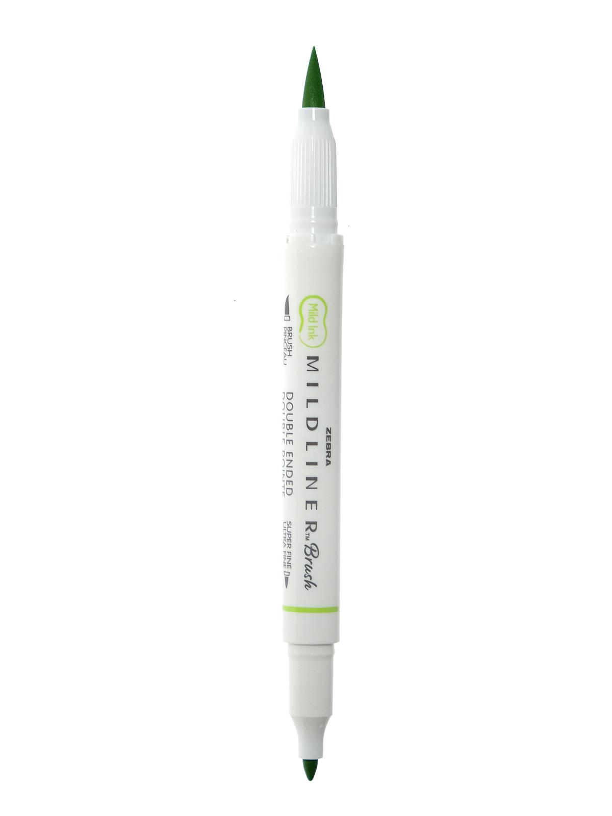 Mildliner Double Ended Brush Pens green