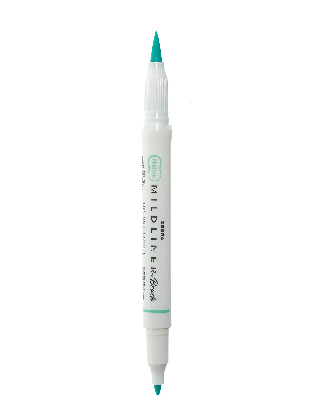 Mildliner Double Ended Brush Pens blue green