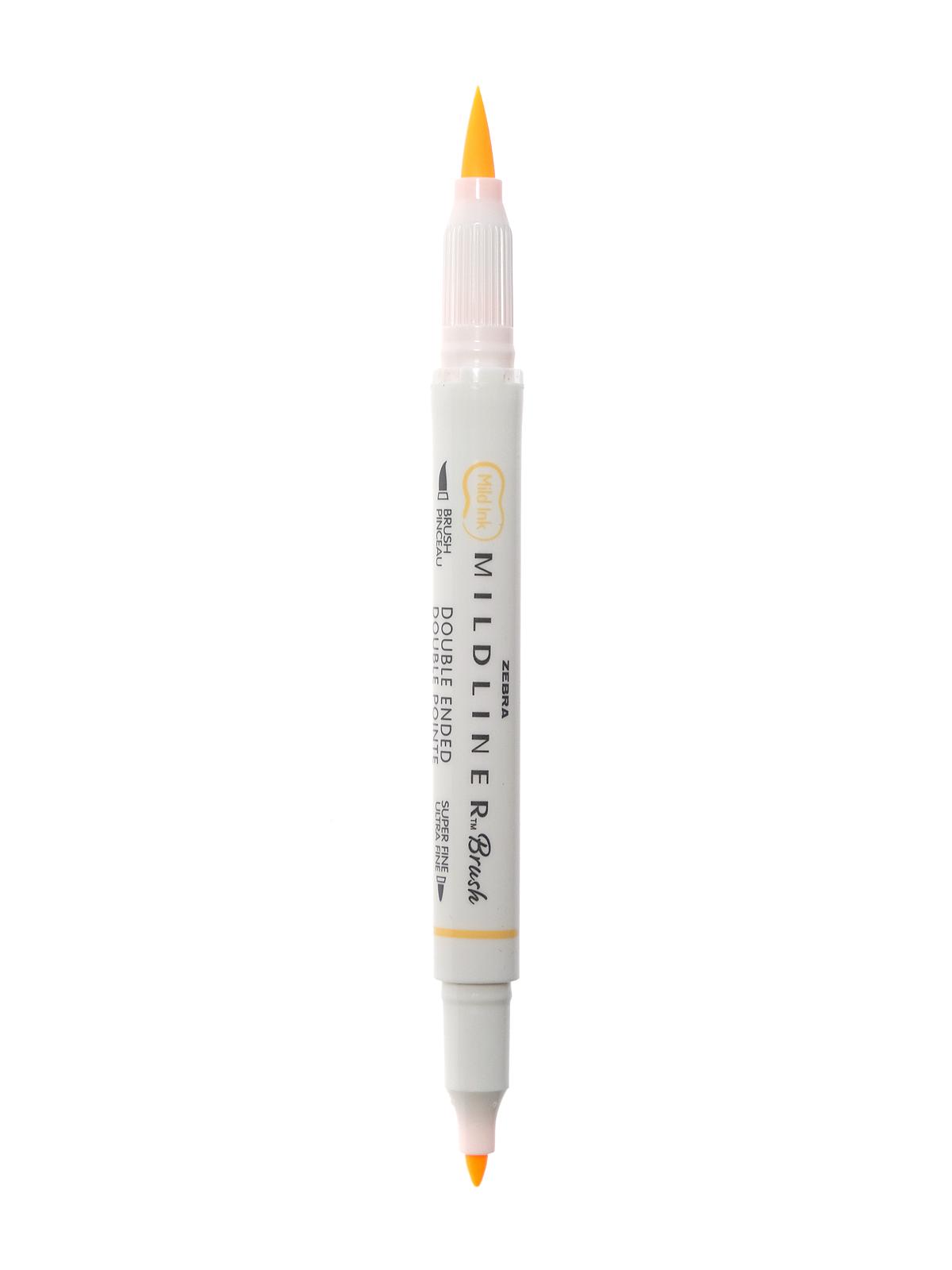 Mildliner Double Ended Brush Pens orange