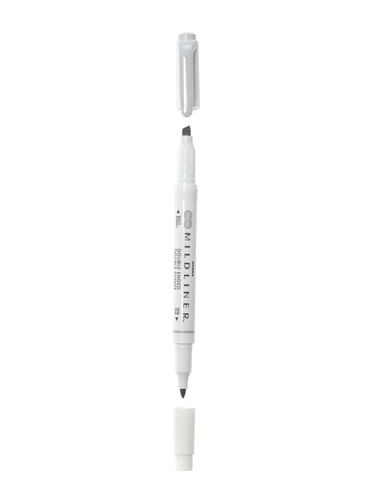 Mildliner Double Ended Highlighter grey