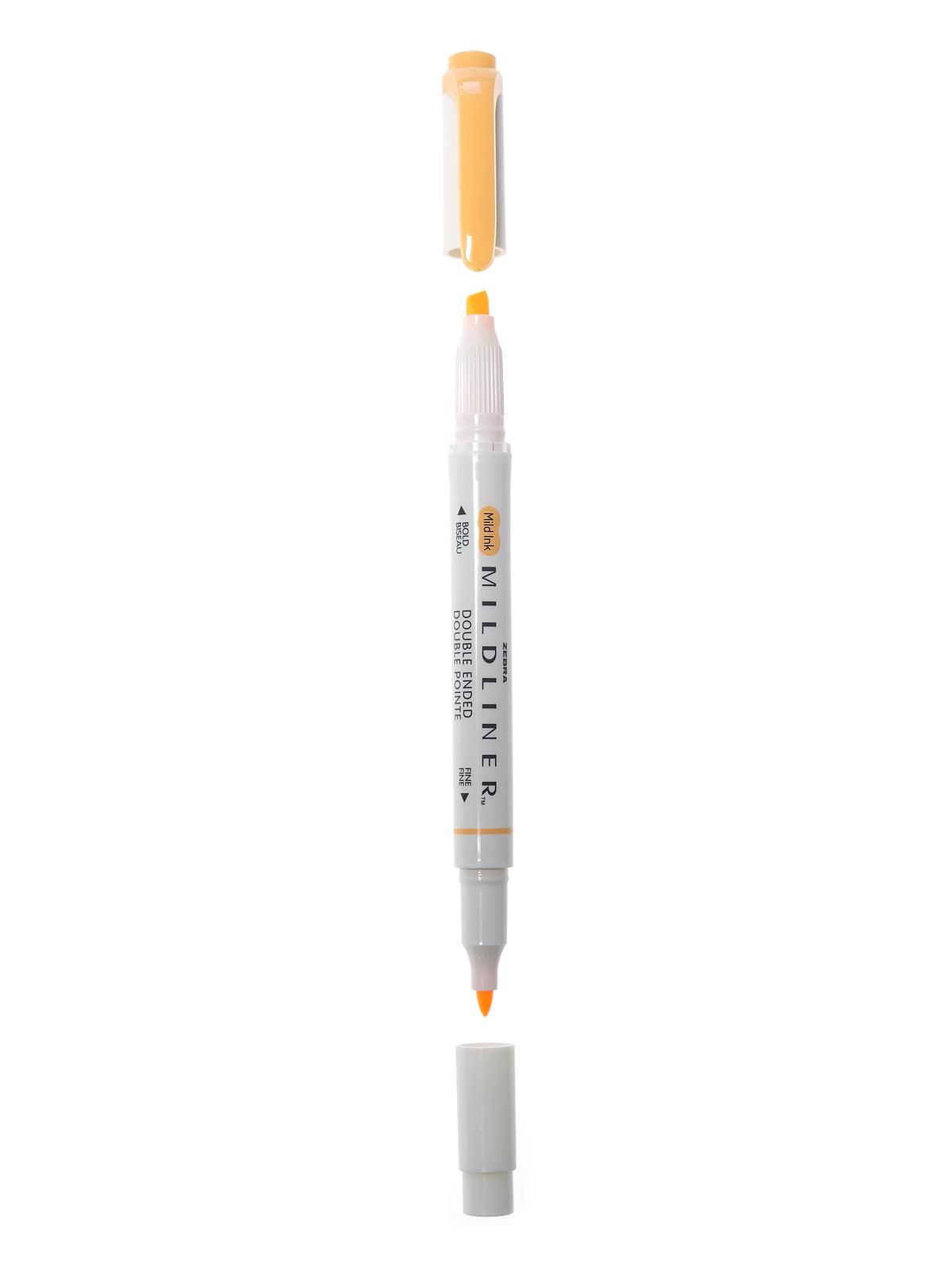Mildliner Double Ended Highlighter orange