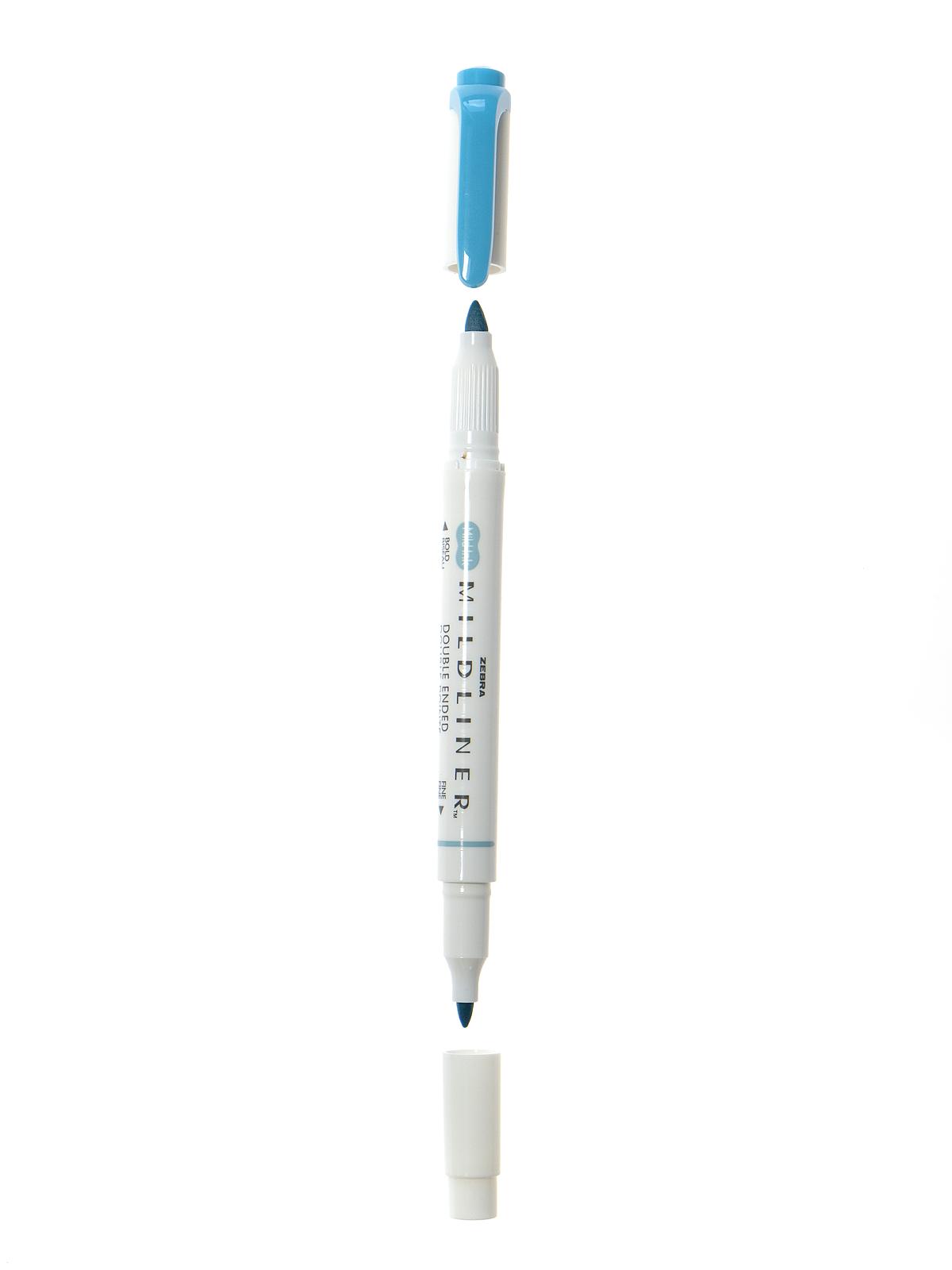 Mildliner Double Ended Highlighter smoke blue