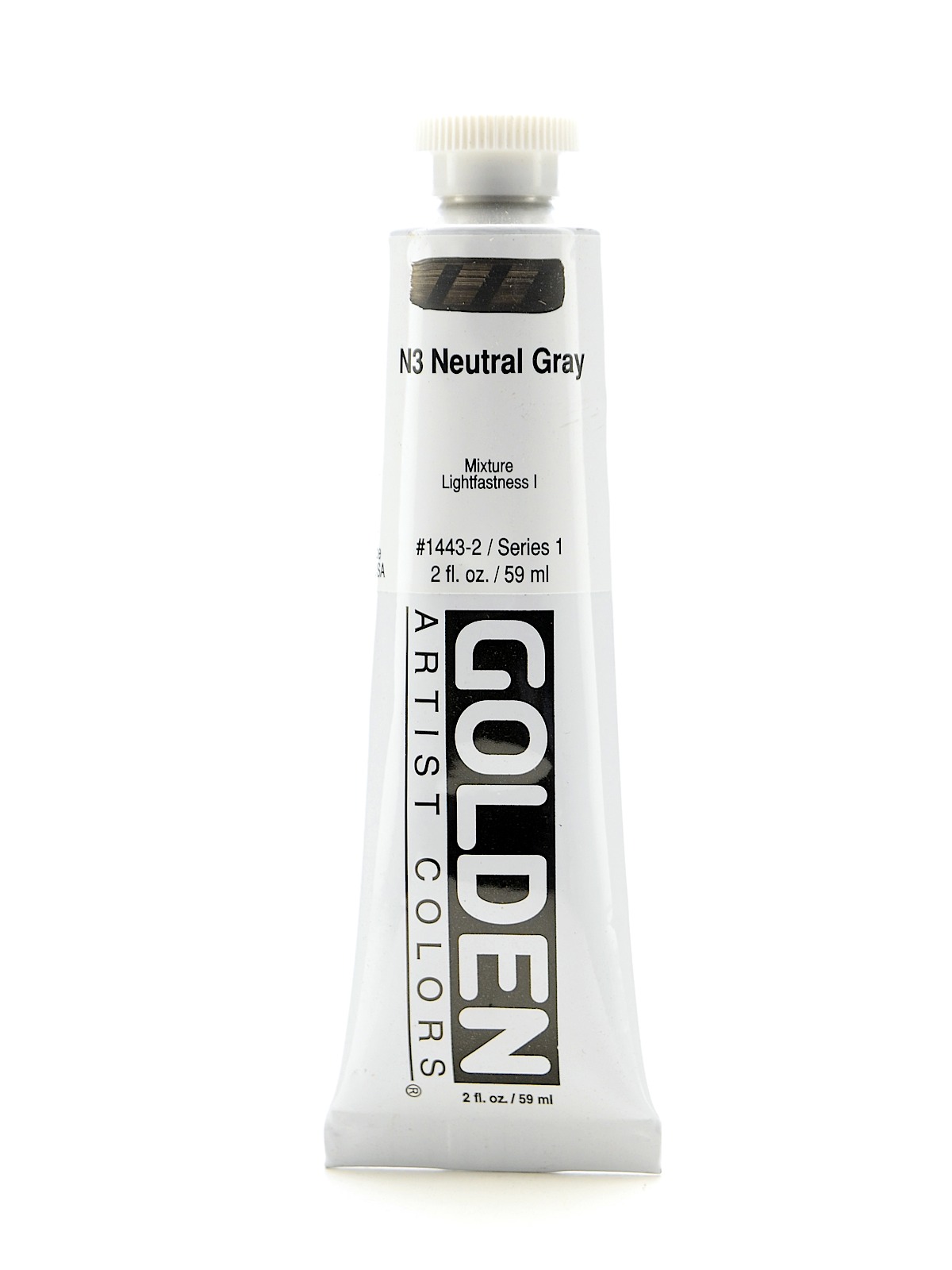 Heavy Body Acrylics neutral gray 3 2 oz.