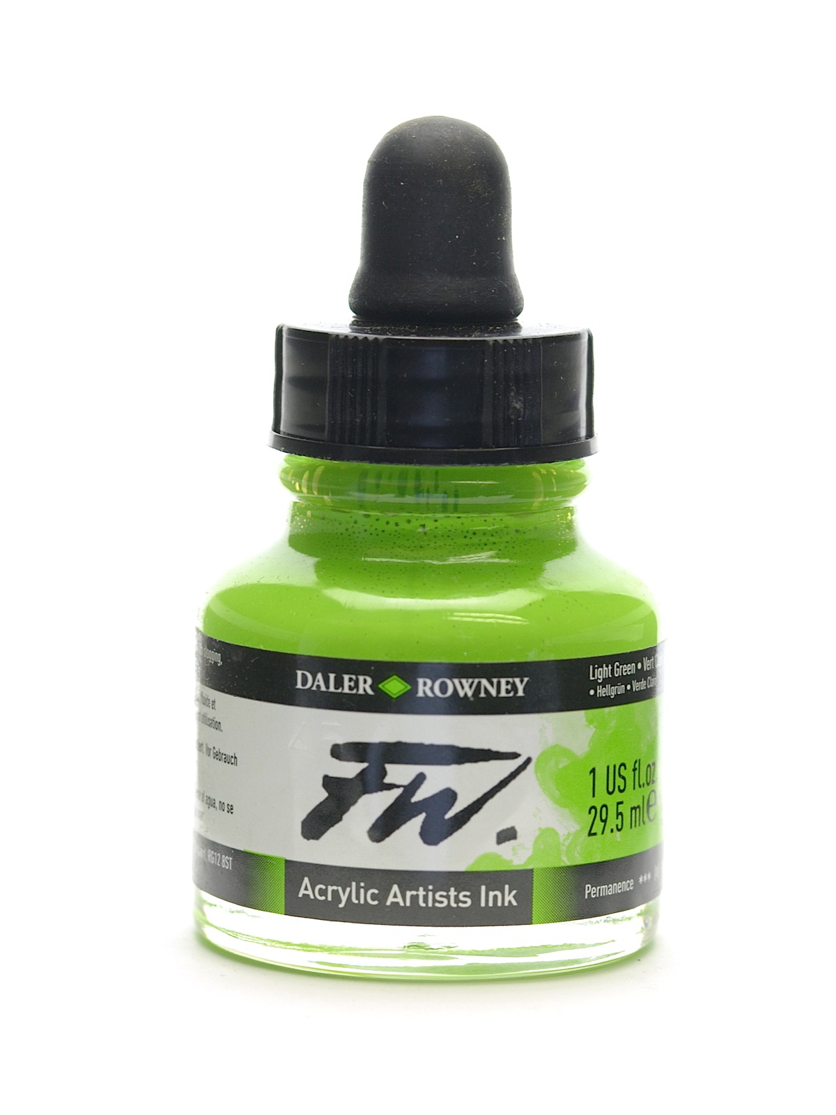 FW Artists' Ink light green 1 oz.