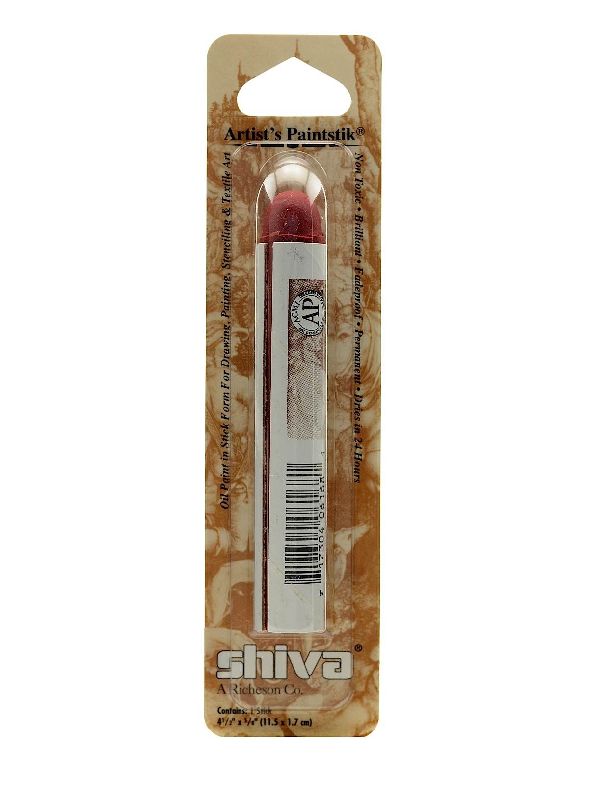 Oilstik Oil Paint tompte red decorative