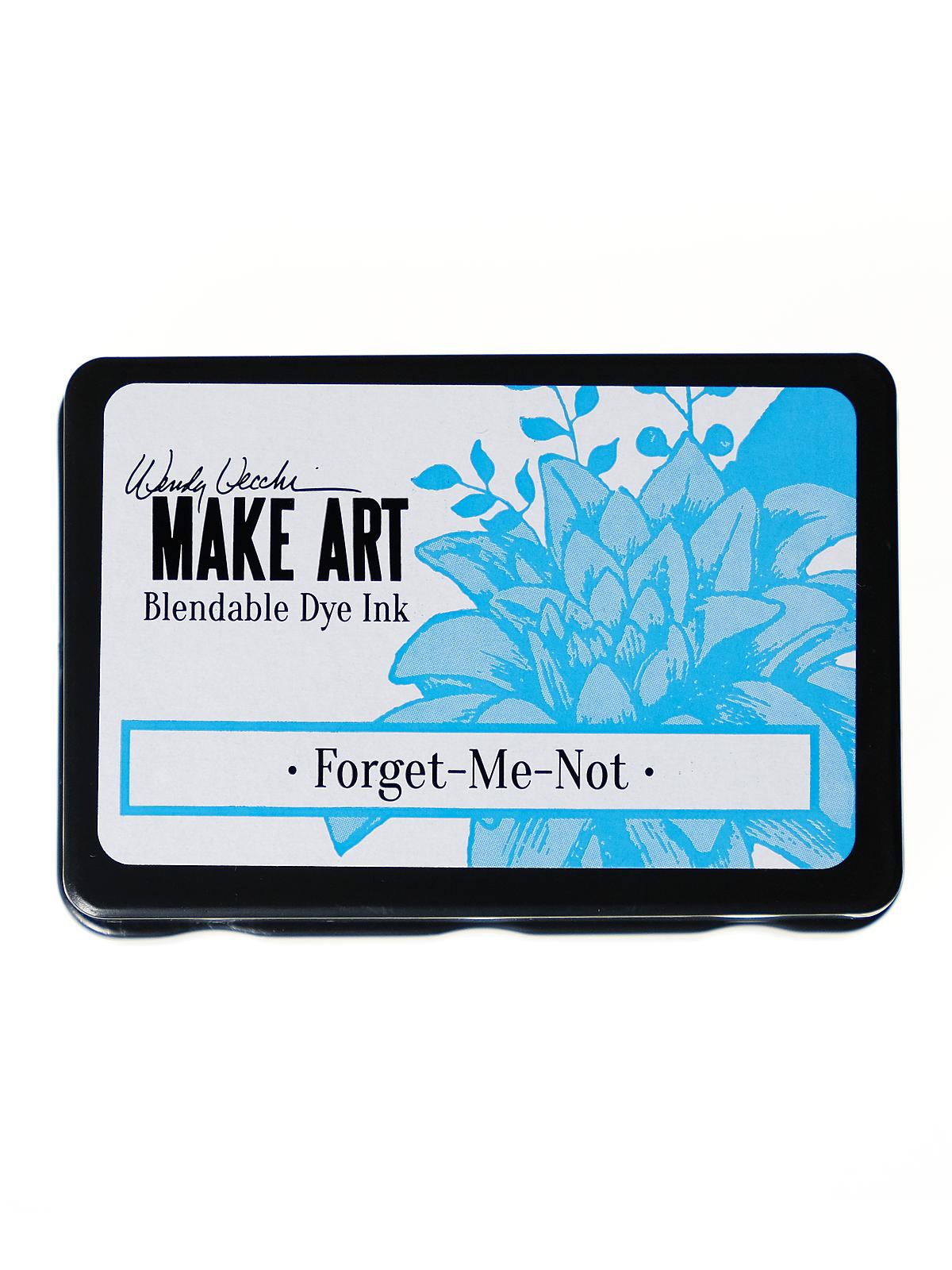 Wendy Vecchi MAKE ART Blendable Dye Inks forget me not 2 1 4 in. x 3 1 4 in. pad