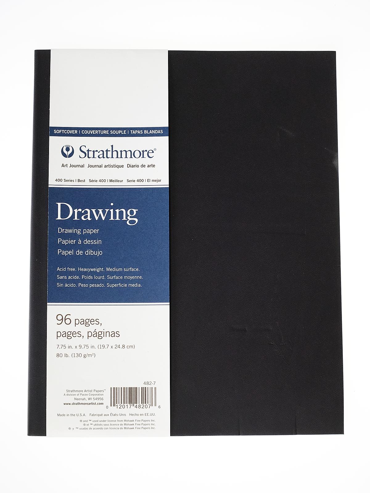 400 Series Softcover Drawing Pad cream 7.75 in. x 9.75 in. 48 pages