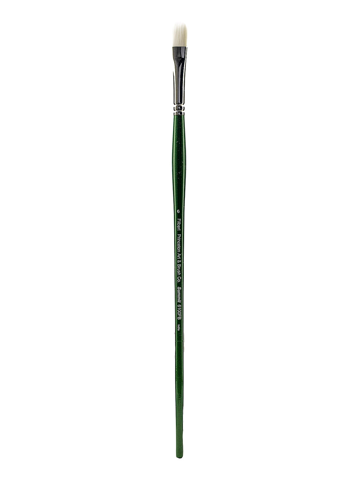 Series 6100 Summit White Synthetic Long Handle Brushes 6 filbert