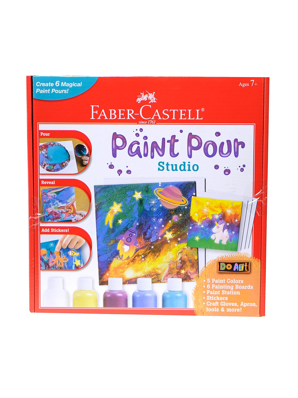 Do Art Paint Pour Studio set