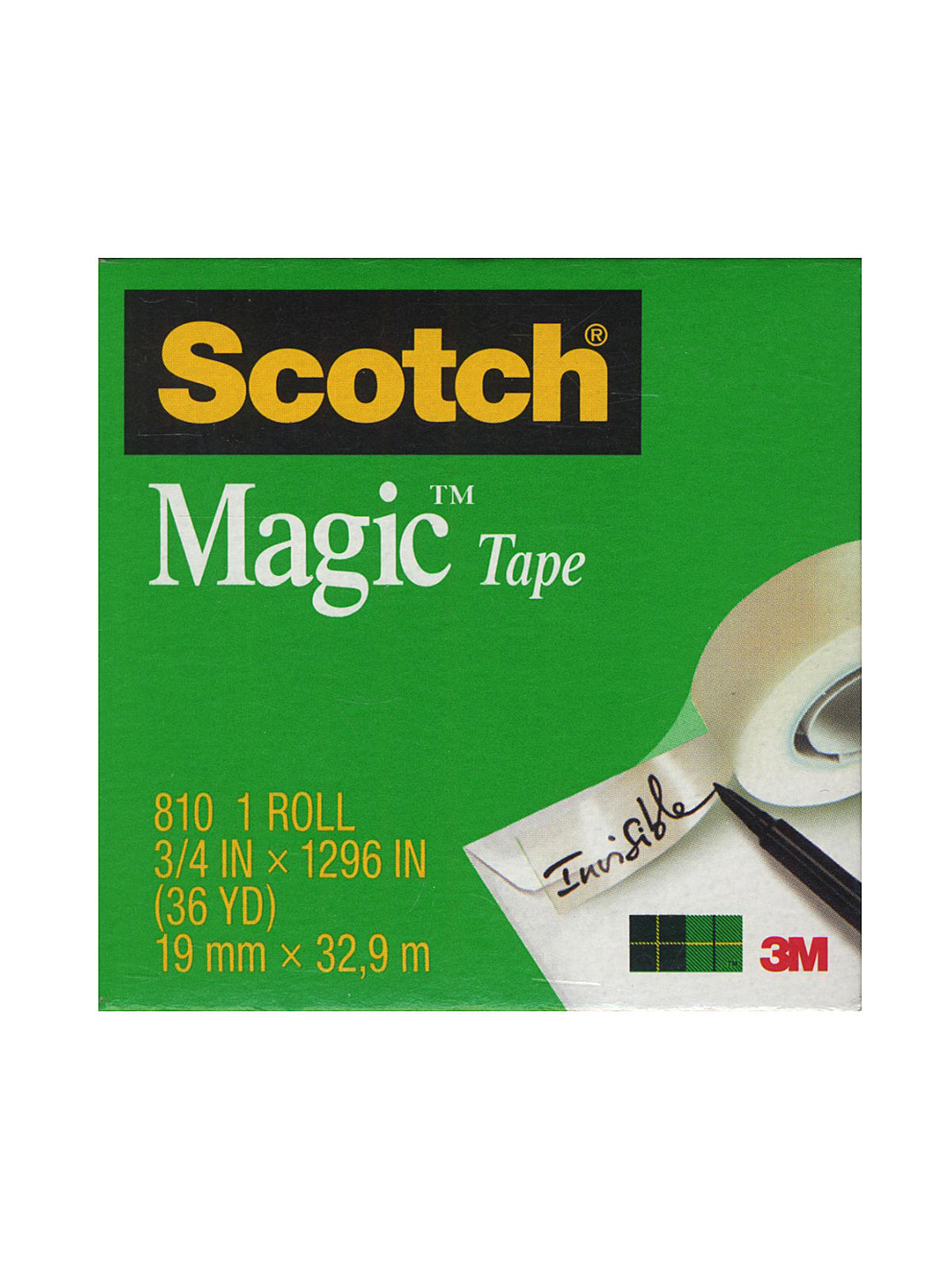 Magic Tape 3 4 In. X 36 Yd. Refill Roll With 1 In. Core