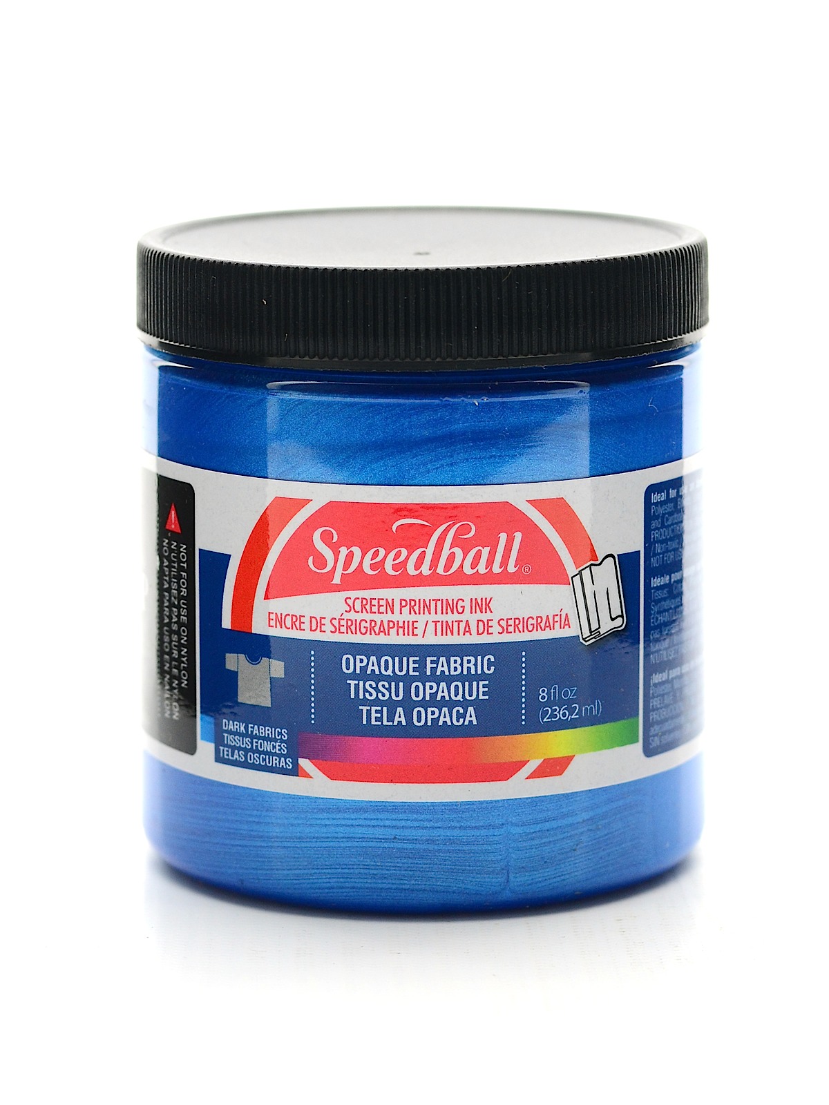 Opaque Fabric Screen Printing Inks blue topaz 8 oz.