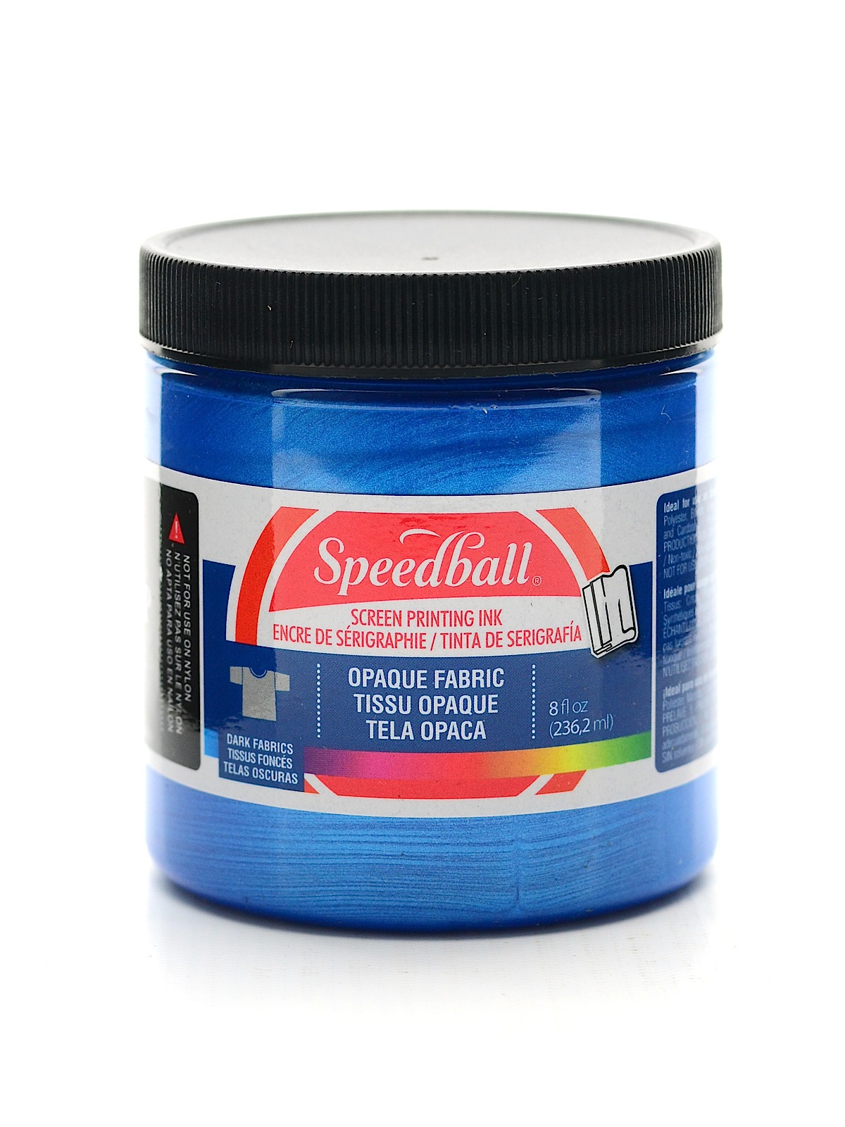 Opaque Fabric Screen Printing Inks Blue Topaz 8 Oz.